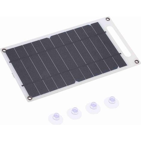 7.8W 6V 1300mA Portable USB Solar Panel with Suction Cup for Travel, Camping, and Hiking (1/5)