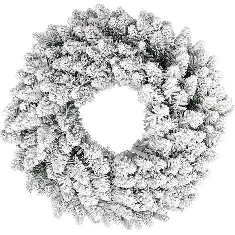 Coroncina monte bonifato innevato cm Ø40