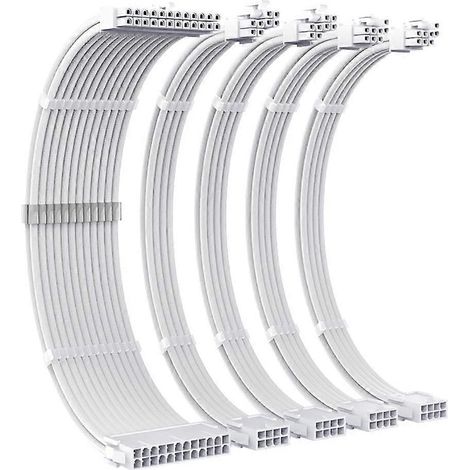 Câble répartiteur 24 broches ATX 24 broches, double PCIe 6+2 broches, double EPS 4+4 broches (1/5)