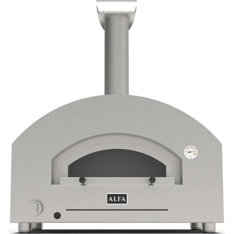 Alfa Forni Futuro 2 Pizze Hybrid Silber Schwarz (1/5)