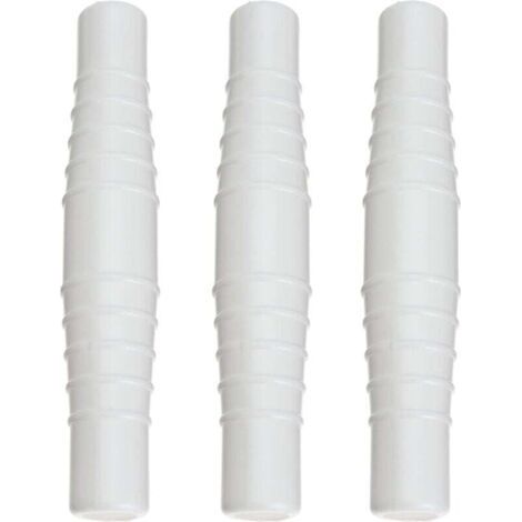 Adaptateur pour tuyau de piscine, 3 raccords de tuyau en plastique, compatible avec les tuyaux d'aspiration de piscine (1/4)