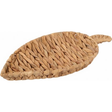 Vassoio in paglia di grano S  Decorazione naturale  Stile bohémien