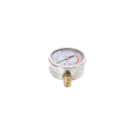 Glycerin Manometer 63 mm, 0-16 bar, 1/4' hinten