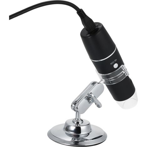 Microscope numérique USB à grossissement 1000x avec trépied et éclairage LED 8 LED pour iOS/Android (1/4)