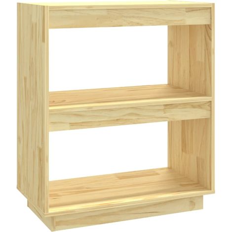 vidaXL Bibliothèque 60x35x71 cm bois de pin massif (1/5)