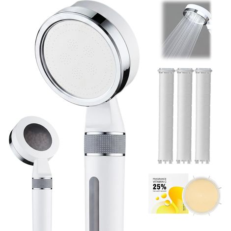 Pommeau De Douche Filtrante - 2026 New Haute Pression Douchette De Salle De Bain, Accessoire De Douche Universel, économie D'eau Anti Calcaire Pour Maison, Adultes Et Enfants