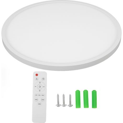 11.4-inch Round Dimmable RGB Recessed LED Ceiling Light with 3 Modes, Waterproof, for Bedroom, 110-240V (1/5)