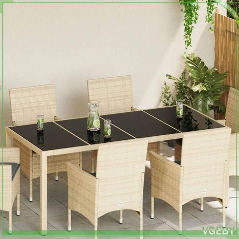 Plateau de table - FAFEICY - 3429878 - Noir mat - Verre rectangulaire 100x50x0,5 cm - Compatible table 200x100 (1/5)