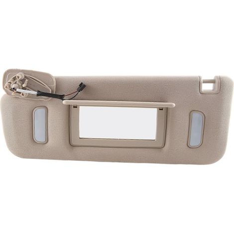 Pare-soleil gauche pour Cadillac Chevy Gmc 2007-2014, blanc crème, référence 22850306 (1/5)