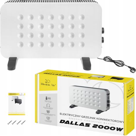 Termoconvettore bianco DALLAS (1/5)