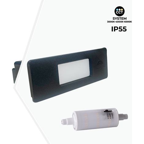 Fumagalli LED-Wandeinbauleuchte „Nina 150“ 3,5W - IP55 - R7S -
