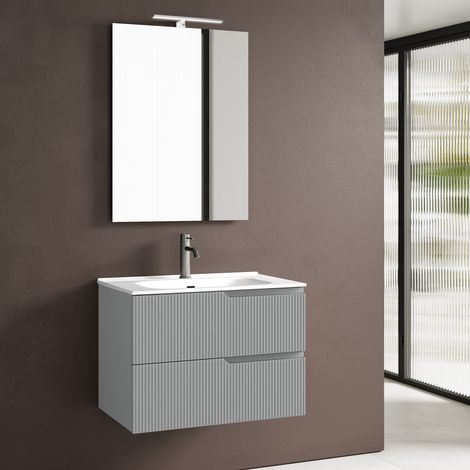 Composizione 4 pezzi ZIP grigio opaco (1/5)