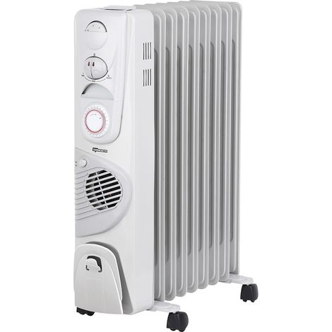 Termozeta TZR23 stufetta elettrica Interno Bianco 2000 W Riscaldatore ambiente elettrico a olio (1/2)