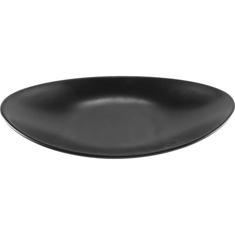 Bol à clés décoratif noir pour couloirs, plateau à clés d'entrée, pot-pourri ou plat à bagues, élégant bol à bibelots noir pour table d'entrée ou dressing (1/5)