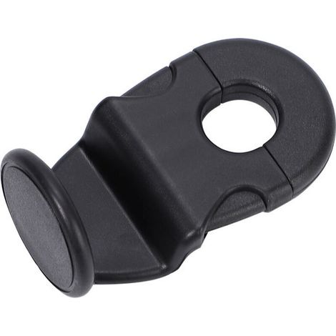 Paquete de 4 ganchos para reposacabezas de asientos de coche, lazos de paracord, organizador universal de almacenamiento para bolsos con sistema anti-aflojamiento (Paquete de 4, rojo)