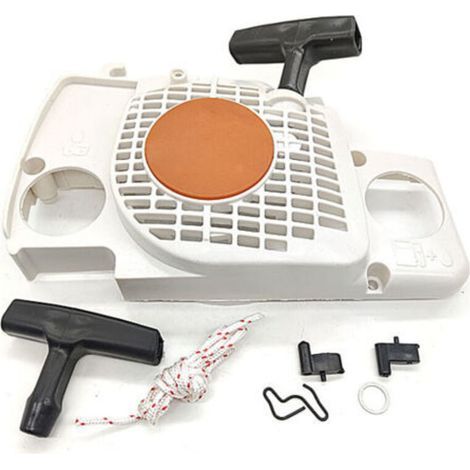 Ensemble de remplacement de démarreur à traction blanc MS170, pour tronçonneuse STIHL 017 MS170 018 MS180, compatible avec 1130 080 2100