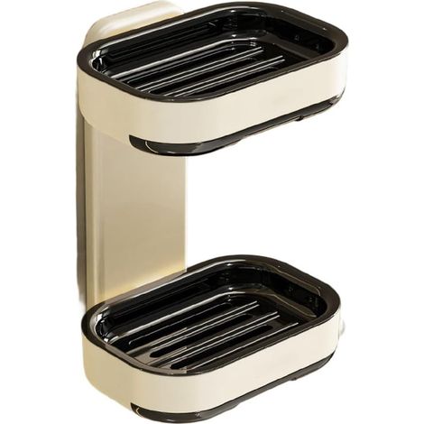 Waterproof Double-Layer Soap Dish for Bathroom (Ice Cream) (1/5)