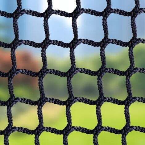 Sicherheitsnetz für Kinder, Haustiere, Treppen, Balkone, Geländer, Spielplätze, Sportnetze, Baseballnetze, schwarz, 2 m x 3 m