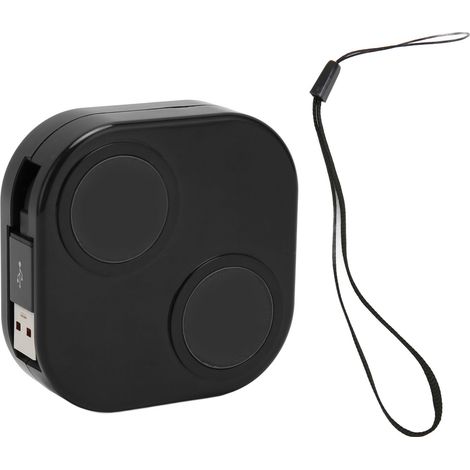 Câble USB rétractable 3 en 1 5A PD avec support téléphone, ports IP Type C et Micro USB, 1 mètre, charge rapide multi-appareils (1/5)