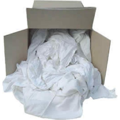 10kg chiffons blancs