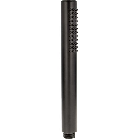 tecuro DESIGN - Stabhandbrause M-026 mit Brauseregen und Antikalkdüsen, Matt schwarz (1/5)