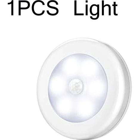 Detecteur De Mouvement - Lampe Led Intérieure - Pour Placard Escalier Marche - Fonctionne Sur Piles - 150 Lm - 1 Pièce (1/5)