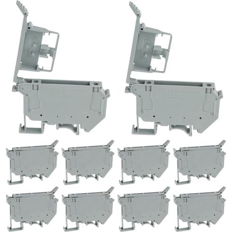UK5- UK5RD - Sans LED - Support de bornier de fusible pour rail DIN - Borne à vis de séparation (paquet de 10 pièces) (1/5)