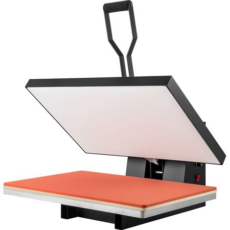 VEVOR Presse a Chaud 40 x 60 cm, Machine de Sublimation Textile 1700 W Chauffage Rapide, Presse a Chaleur Transfert par Sublimation, Numerique et Industrielle, pour T-shirts/Sacs/Oreillers, Noir