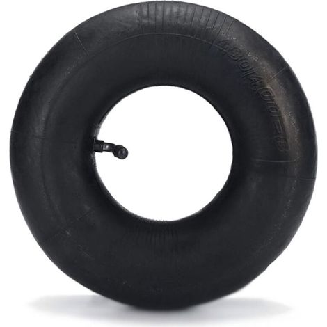 Chambre à air 4,80/4,00–8 en caoutchouc butyle pour chariot pneumatique – valve coudée – résistante aux surfaces irrégulières