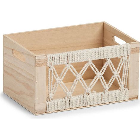 Holzkiste durchbrochen BOHO, 30 x 20 x 16 cm (1/5)