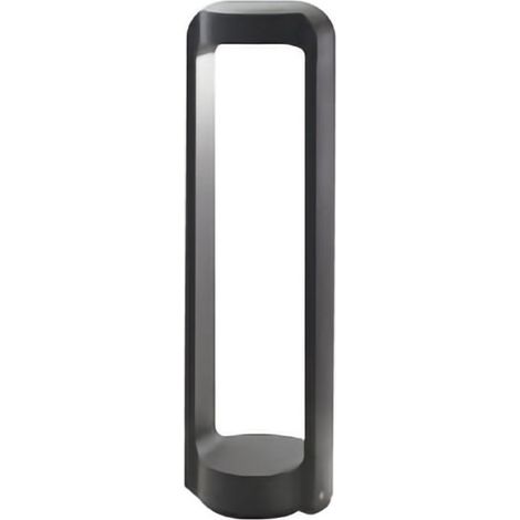 Borne Led Intégrée Ges451C - Lampadaire Aluminium Anthracite, 13W 1200Lm 3000K, Ip65 - Gealuce (1/2)