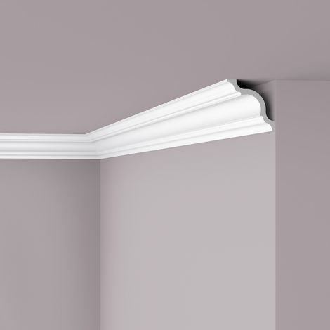 Cornice soffitto parete NMC A NOMASTYL Noel Marquet modanatura tipo stucco design classico senza tempo bianco 2 m