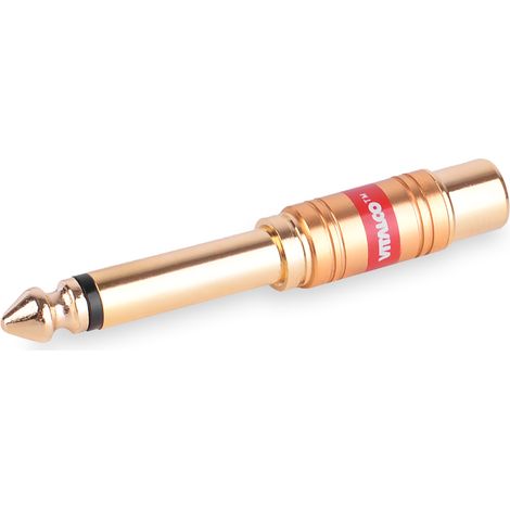 ADAPTADOR JACK 6.3 MONO - RCA CINCH VITALCO (P1) (1/4)