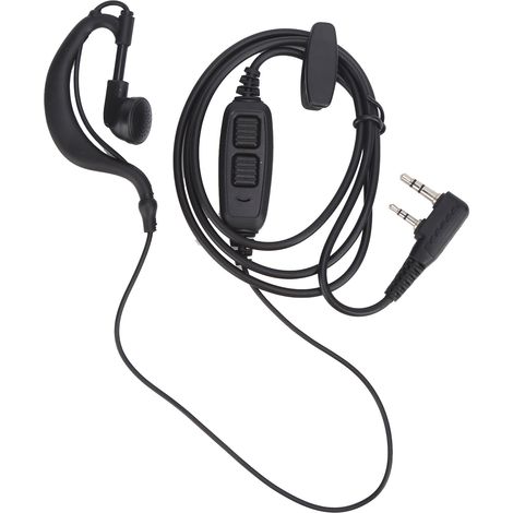 Écouteur double PTT pour talkie-walkie avec manchon anti-retour pour BAOFENG UV-82, UV-82L, UV-89 et UV8D