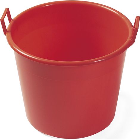 Mastello due manici da 65 litri per alimenti / vendemmia - Arancione - Mobil Plastic