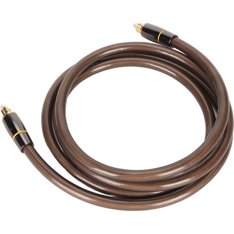 Câble audio optique numérique à fibre optique professionnel Plug and Play pour haut-parleurs et système home cinéma, 1,5 m / 4,9 pi