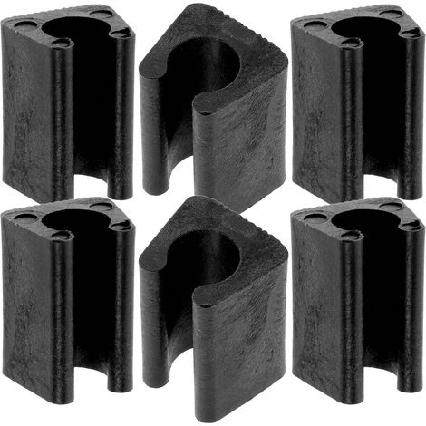Patins de chaise en plastique pour pieds noirs, lot 24 (1/5)