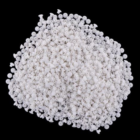 1000x Bouchon De Trou En Plastique Meubles Charnière Trou Couvercle Obturateur 5MM Blanc A (1/5)