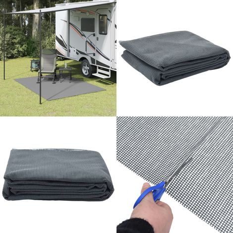 Zeltteppich Anthrazit 2,5x2 m - Campingmatte - Bodenplane (1/5)