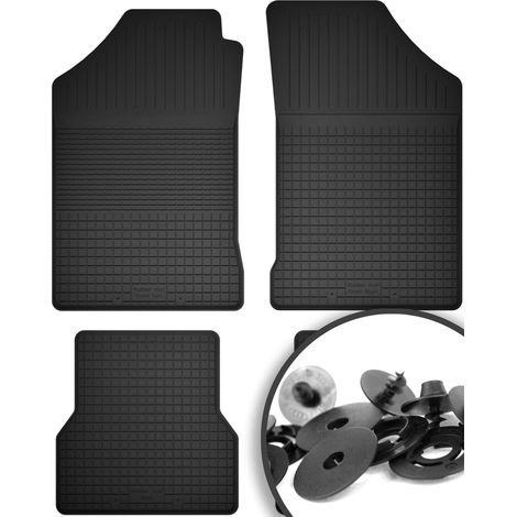 Gummimatten + Stopper für: Volkswagen Polo II Coupé, Schrägheck, Limousine (1981-1992)