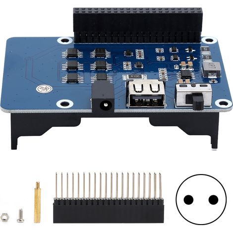 Module d'Alimentation UPS 5V avec Batterie Lithium pour Raspberry Pi, Carte d'Extension 100-240V (1/5)