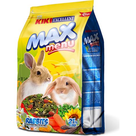 Kiki Max Menu Conejos Enanos - Alimento Completo para Conejos Enanos