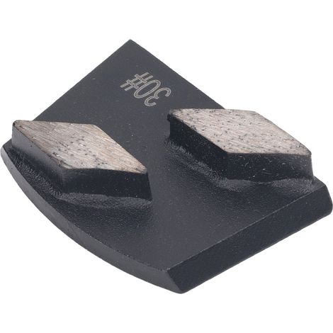 Lot de 3 blocs de polissage diamantés à 2 lames, grain 30, pour béton, ciment et peinture de sols. (1/5)