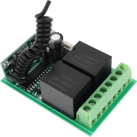 OU-433L2 2 Channel 12V 433MHz Learning Radio Receiver for Remote Control (1/5)