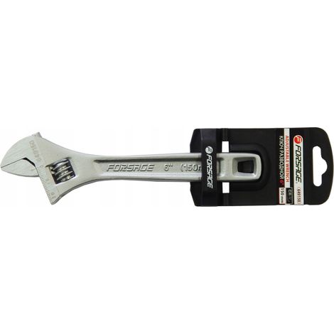 LLAVE DE BOCA ABIERTA AJUSTABLE CROMADA 8''-200MM