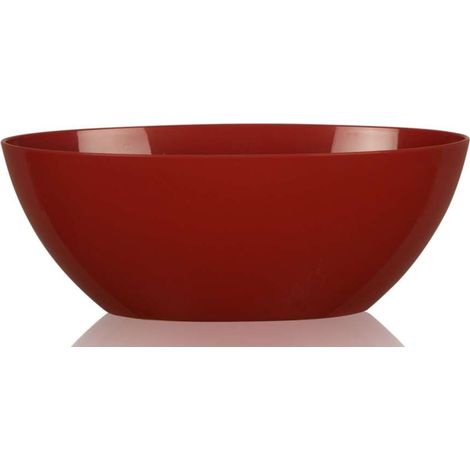 Vaso barca rosso 35 cm