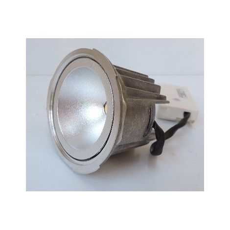 Spot encastré LED 10W Ø 76mm 4000K 1093lm sans collerette ni verre avec driver 230V 30° IP20 MYRIAD 840 Nu SYLVANIA 2049515