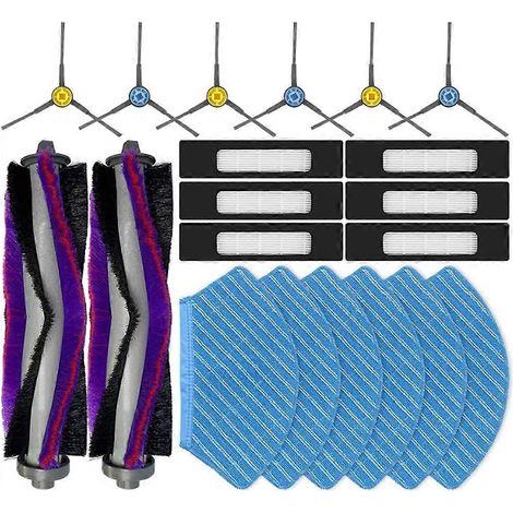 De remplacement Accessoires pour Midea M7 / Pro – Eureka NER700 Main Side Brosse HEPA Filtre Serpillière pièce détachée(20pcs) (1/5)