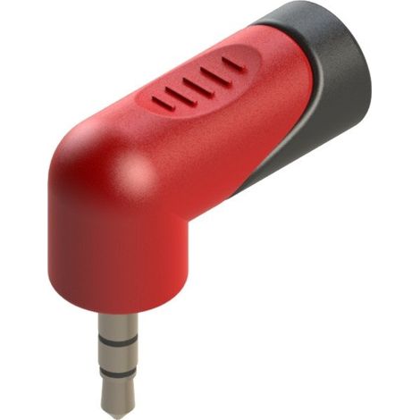 Adaptador reductor de conector jack estéreo de 3,5 mm a conector jack estéreo angular de 3,5 mm Roxtone RPAN200 (1/5)