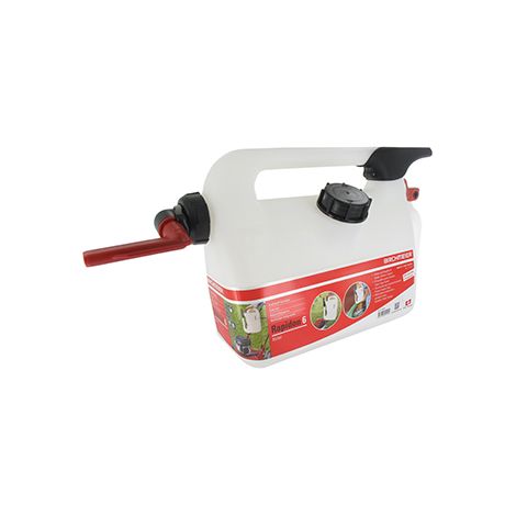 Plastikkanister Rapidon 6 Liter mit verstellbarer Ausgabe. Norm UN: 3H1/Y1.0/170/11.